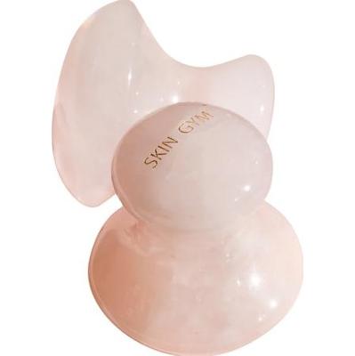 Skin gym - Kwiat Z Różowego Kwarcu Do gimnastyki Twarzy - Akcesorium Do Masażu Twarzy - Eye Flowies Treatment - Dla Kobiet