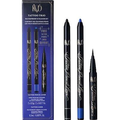 Kvd Beauty - Tattoo Trio Waterproof Eyeliner Set - Zestaw Do Makijażu Oczu - Tattoo Pencil Liner Trio Waterproof Set - Dla Kobiet