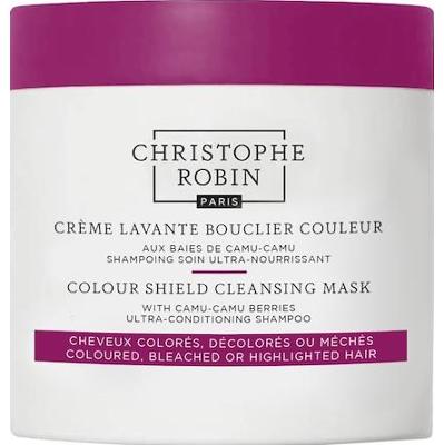 Christophe Robin - Krem Myjący Z Ochroną Koloru - Ultraodżywczy Szampon Pielęgnujący - Colour Shield Cleansing Pielęgnacja Twarzy 250ml - Dla Kobiet