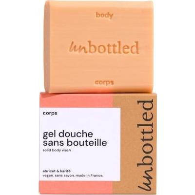 Unbottled - gel Douche Sans Bouteille Abricot & Karité – Kostka Myjąca Do Ciała - Shower Bar - Apricot & Shea 132g - Dla Kobiet