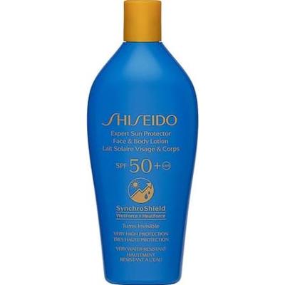 Shiseido - Synchroshield - mleczko Do Opalania Twarzy I Ciała Spf 50+ - Expert Sun P Lotion Spf50+ 300ml - Dla Kobiet