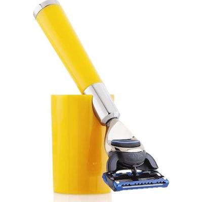 Acqua Di Parma - Shaving Razor - Żółta Maszynka Do golenia - Colezione Barbiere Rasoio giallo Fusion - Dla Mężczyzn