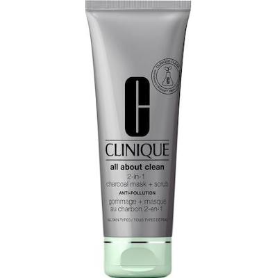 Clinique - All About Clean 2-in-1 Charcoal Pielęgnacja Twarzy + Scrub - Pielęgnacja Twarzya Oczyszczająca - All About Clean Charc. Pielęgnacja Twarzy/