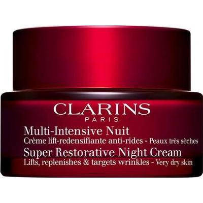 Clarins - Super Restorative - Krem Na Noc Do Skóry Bardzo Suchej - Multi Intensif Nuit Pts 50 ml - Dla Kobiet