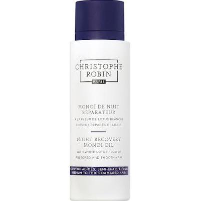Christophe Robin - Night Recovery Monoi Oil - Olejek Do Włosów - Night Recovery Monoi Oil 96g - Dla Kobiet
