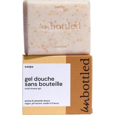Unbottled - gel Douche Sans Bouteille Avoine & Amande Douce – Kostka Myjąca Do Ciała - Shower Bar- Oats & Sweet Almond 132g - Dla Kobiet