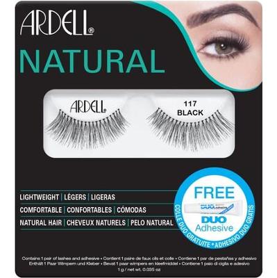 Ardell - Ardell 117 - Rzęsy Na Pasku W Zestawie Z Klejem Duo - False Lashes Natural 117 - Dla Kobiet
