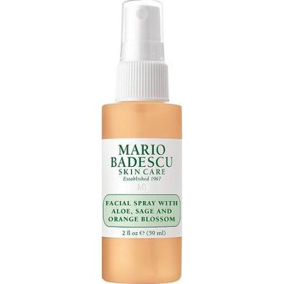 Mario Badescu - Facial Spray With Aloe, Sage And Orange Blossom - Minimgiełka Do Twarzy - Orange Mini Spray Orange Blossom 59ml - Dla Kobiet