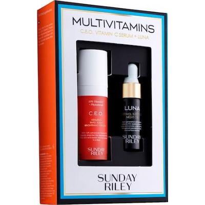Sunday Riley - Zestaw Multivitamins - Kit 8 ml + 5 ml - Dla Kobiet
