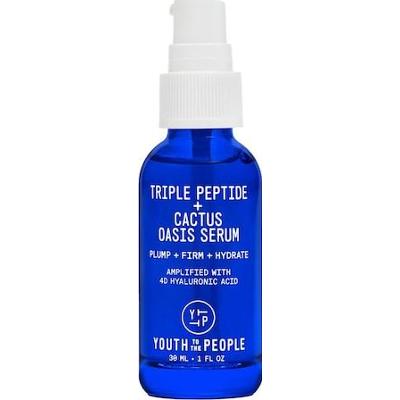 Youth To The People - Triple Peptide + Cactus Oasis Serum - Nawilżające Serum Do Twarzy I Szyi - The Youth Oasis Cactus Serum 30ml - Dla Kobiet