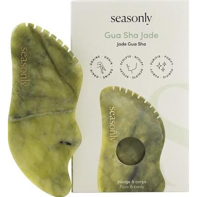 Seasonly - Mushroom Quartz - gua Sha Do Masażu Konturów Oczu - Tool Jade gua Sha Massage Stone - Dla Kobiet
