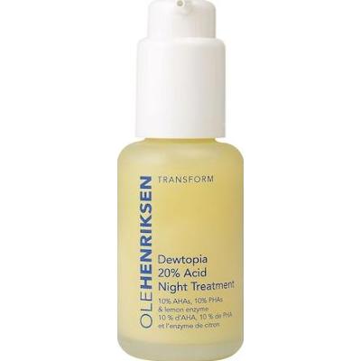 Olehenriksen - Dewtopia 20% Acid Night Treatment - Serum Nocne Wyrównujące Koloryt Z Aha I Pha - Transform Dewtopia Night Treatment 30ml - Dla Kobiet