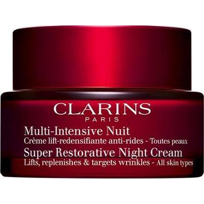 Clarins - Super Restorative - Krem Na Noc Do Każdego Rodzaju Skóry - Multi Intensif Nuit Tp 50 ml - Dla Kobiet