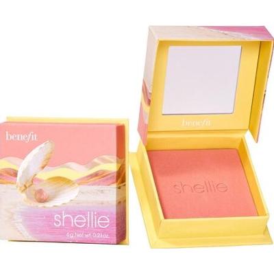 Benefit Cosmetics - Shellie - Mini Róż Do Policzków W Ciepłym Odcieniu Różowej Muszli - Box O' Powder Shellie Full Size - Dla Kobiet