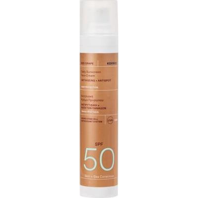 Korres - Red grape - Krem Ochronny Do Twarzy Spf50 - Red grape Face Spf50 - Dla Kobiet