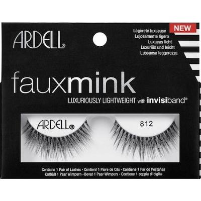 Ardell - Faux Mink Lashes - Sztuczne Rzęsy Na Pasku - 812 - Black - Dla Kobiet