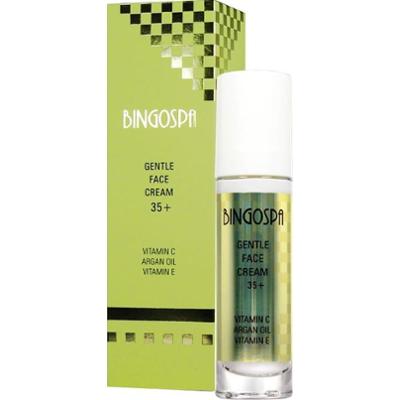 Delikatny krem do twarzy 35+ z witaminą C - olejem arganowym i witaminą E
