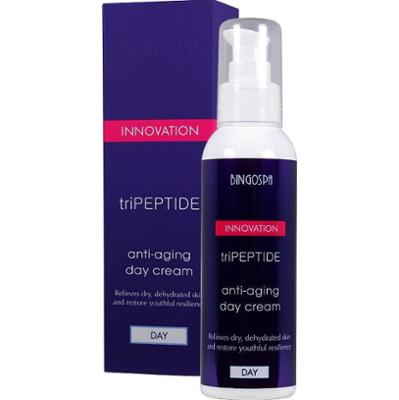 Krem zwiększający produkcję kolagenu i naturalnego kwasu hialuronowego na dzień Trójpeptydowy 135 g