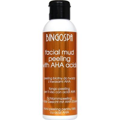 Peeling błotny do twarzy z kwasami AHA BINGOSPA