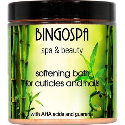 Zmiękczająca kąpiel do skórek i paznokci z kwasami AHA i guaraną BINGOSPA spa & beauty