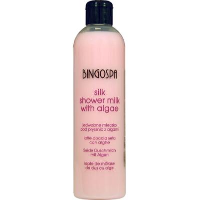 Jedwabne mleczko pod prysznic z algami BINGOSPA