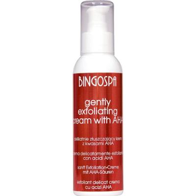 Delikatnie złuszczający krem z kwasami AHA BINGOSPA
