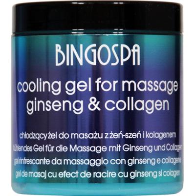 Chłodzący żel do masażu mięśnie i stawy wzbogacony żeń-szeń i kolagenem 250 g BINGOSPA