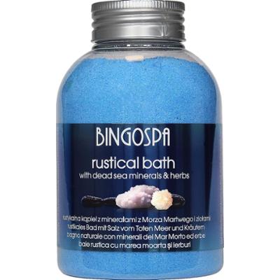Sól do kąpieli Rustykalna z minerałami z Morza Martwego i ziołami BINGOSPA Dead Sea