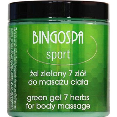 BÓL NÓG - CIĘŻKIE ZMĘCZONE NOGI -BÓL MIĘŚNI I STAWÓW Żel zielony 7 ziół BINGOSPA sport