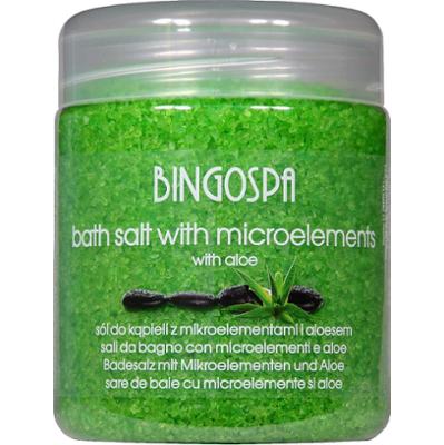 Niepieniąca Sól do kąpieli z mikroelementami i aloesem BINGOSPA