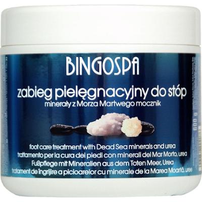 Zabieg z mocznikiem, minerałami Morza Martwego i olejkiem eukaliptusowym pielęgnacyjny do stóp BINGOSPA Dead Sea