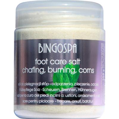 Sól do stóp ze skłonnościami odparzenia, pieczenie, odciski BINGOSPA