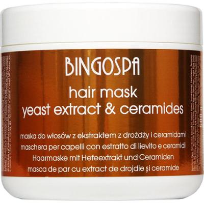 Maska do włosów z ekstraktem z drożdży i ceramidami BINGOSPA