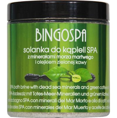 Solanka do kąpieli SPA z minerałami Morza Martwego i olejkiem z zielonej kawy