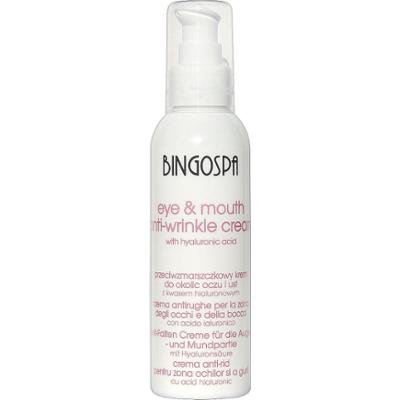 KURZE ŁAPKI BRUZDY Krem przeciwzmarszczkowy do okolic oczu i ust z kwasem hialuronowym BINGOSPA