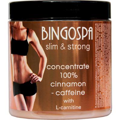 Koncentrat 100% cynamonowo-kofeinowy z L-karnityną BINGOSPA slim & strong