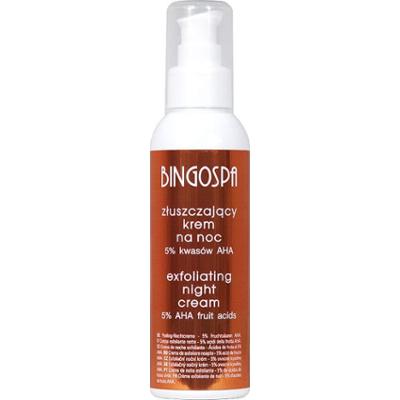 Złuszczający krem na noc 5% kwasów AHA BINGOSPA