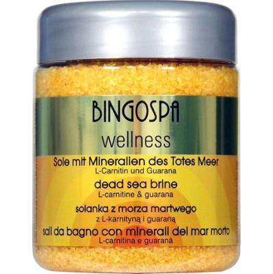 Solanka z minerałami Morza Martwego z L-karnityną i guaraną BINGOSPA wellness