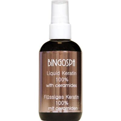 ZDROWE POGRUBIONE GĘSTE WŁOSY Płynna keratyna 100 % z ceramidami 100 ml