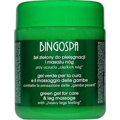 BÓL NÓG - CIĘŻKIE ZMĘCZONE NOGI Żel zielony 500 g BINGOSPA