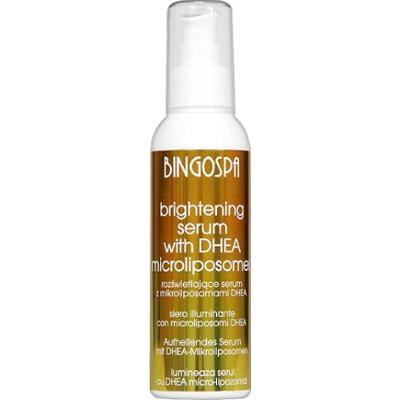 Rozświetlające serum 135 gram z mikroliposomami DHEA kwasami i witaminami BINGOSPA