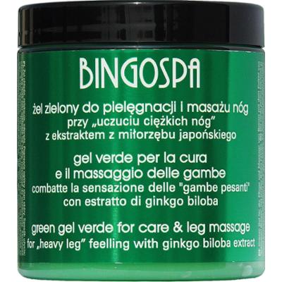 BÓL NÓG - CIĘŻKIE ZMĘCZONE NOGI Żel zielony z ekstraktem z miłorzębu japońskiego 250 g BINGOSPA