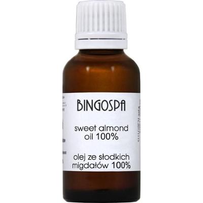 Olej ze słodkich migdałów 100% BINGOSPA 30 ml