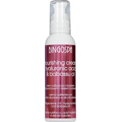 Odżywczy krem z kwasem hialuronowym i olejkiem babassu 135 g BINGOSPA