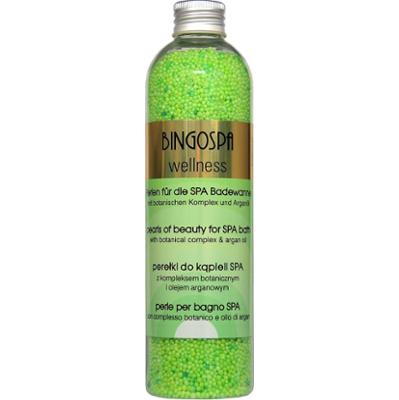 Pearls of beauty for SPA bath botanical complex and argan oil BINGOSPA wellness