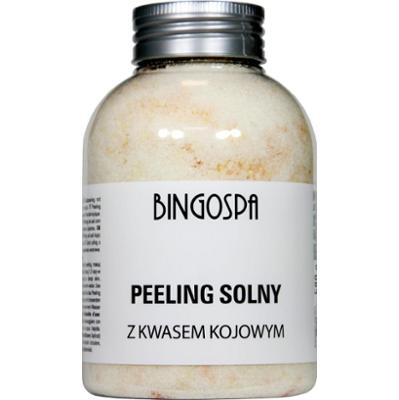 Peeling solny z kwasem kojowym 580 g BINGOSPA