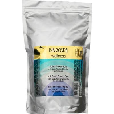 Sól z minerałami Morza Martwego, ekstraktem z aloesu, lnu i rumianku BINGOSPA wellness