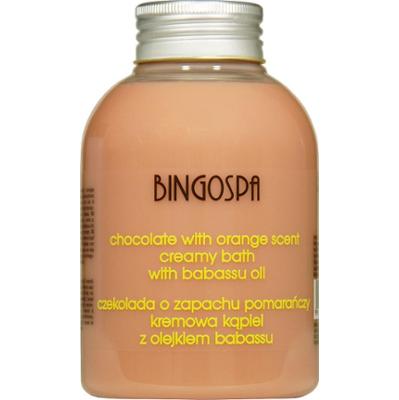 Czekolada o zapachu pomarańczy Kremowa kąpiel z olejkiem babassu BINGOSPA