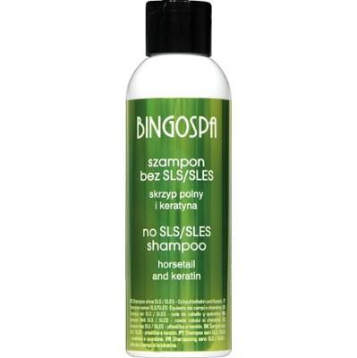 Szampon bez SLES/SLS ze skrzypem polnym i keratyną 150 ml BINGOSPA
