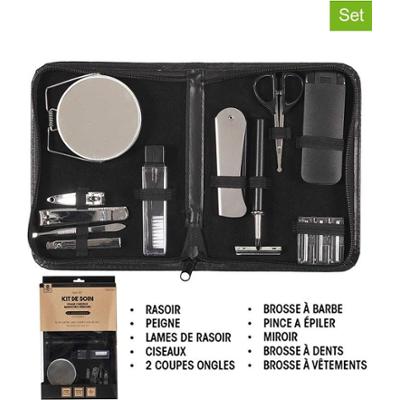 The Concept Factory 12-częściowy zestaw do manicure w kolorze czarnym rozmiar: onesize